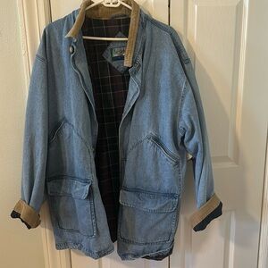 Vintage Denim Chore Coat